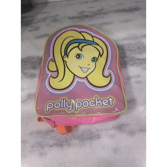 Polly‎ Pocket Mini Backpack Bag Purse, Vintage Toy Carrier, 2004 Collectible - Picture 1 of 7
